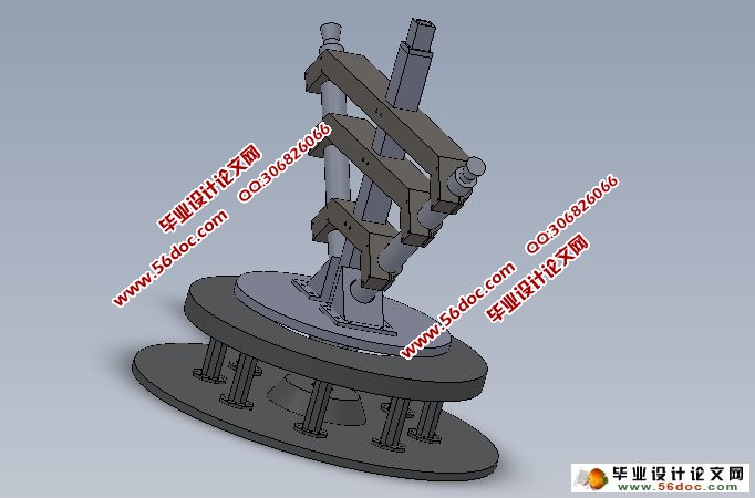 ʽٶȹģʵ̨ṹ(CAD,SolidWorksά)