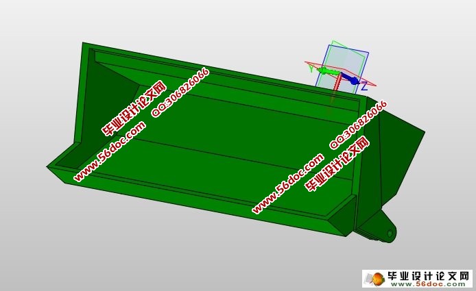 装载机玩具铲斗注塑模具设计(含CAD图,PROE三维图)