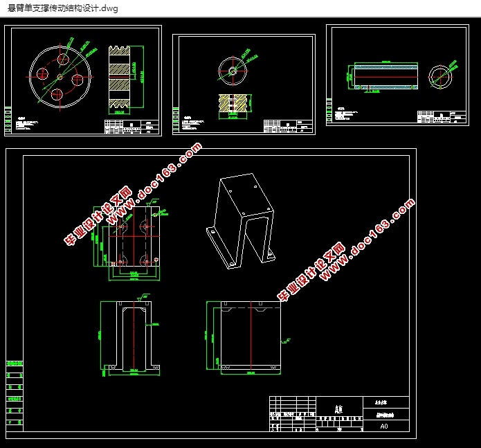 ۵֧Ŵṹ(CADװͼ,SolidWorks,PROEάͼ)