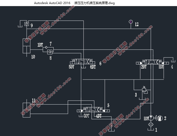 PLC1200Һѹʽѹϵͳ(CADͼ)