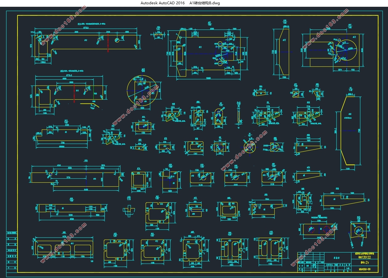 MQ4050ۼػת̨ṹ(CADͼ)