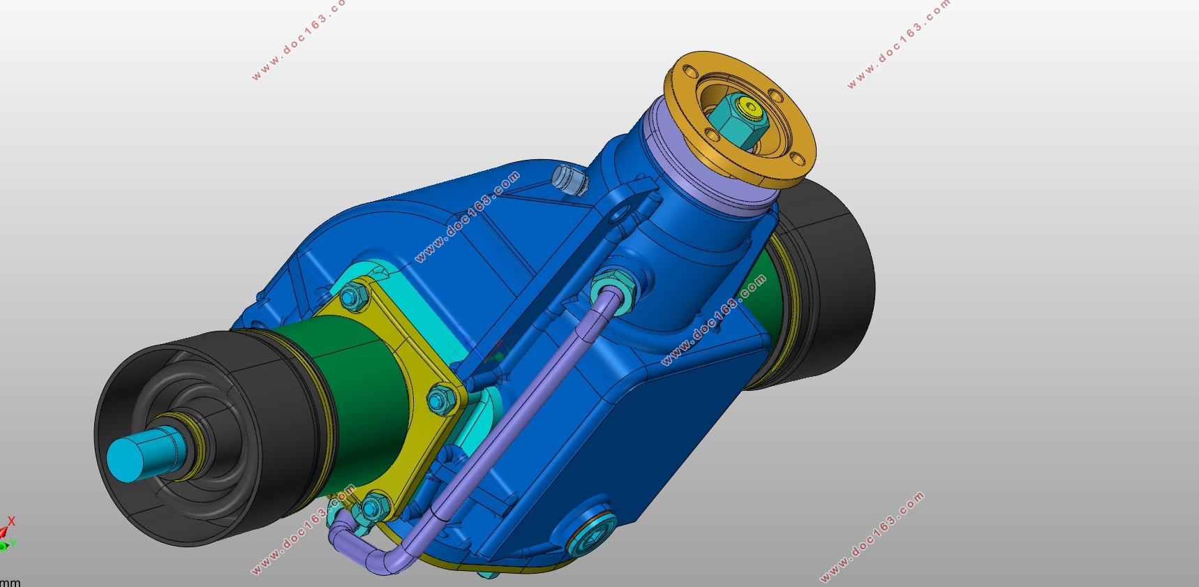 1.6γDrive axle design for 1.6 liter sedan(Ӣ)(CADͼװͼ)