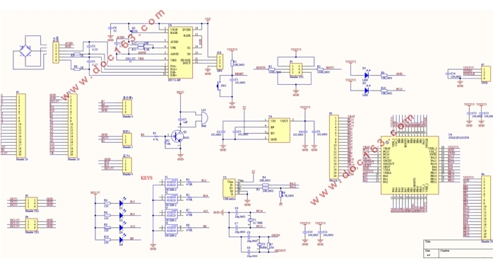 STM32Ƭĵӳӿϵͳ—ϵͳԭͼPCB